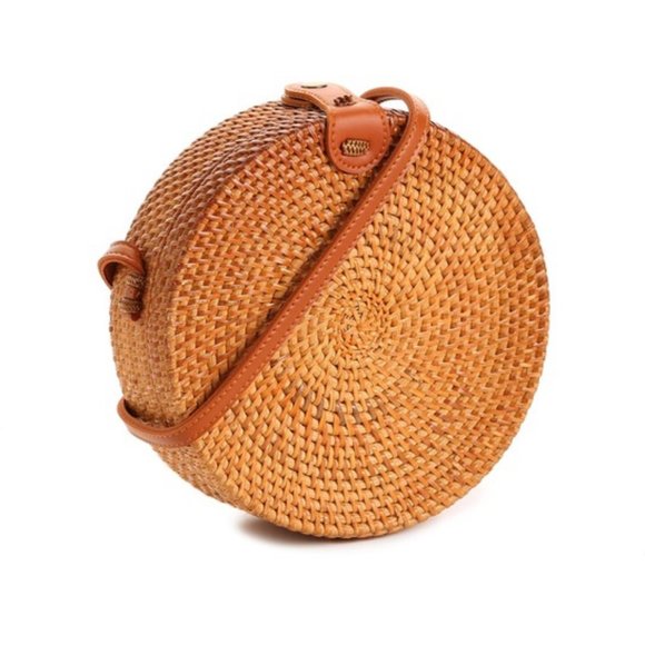 Crown Vintage-Round Box Crossbody Bag - Picture 3 of 5